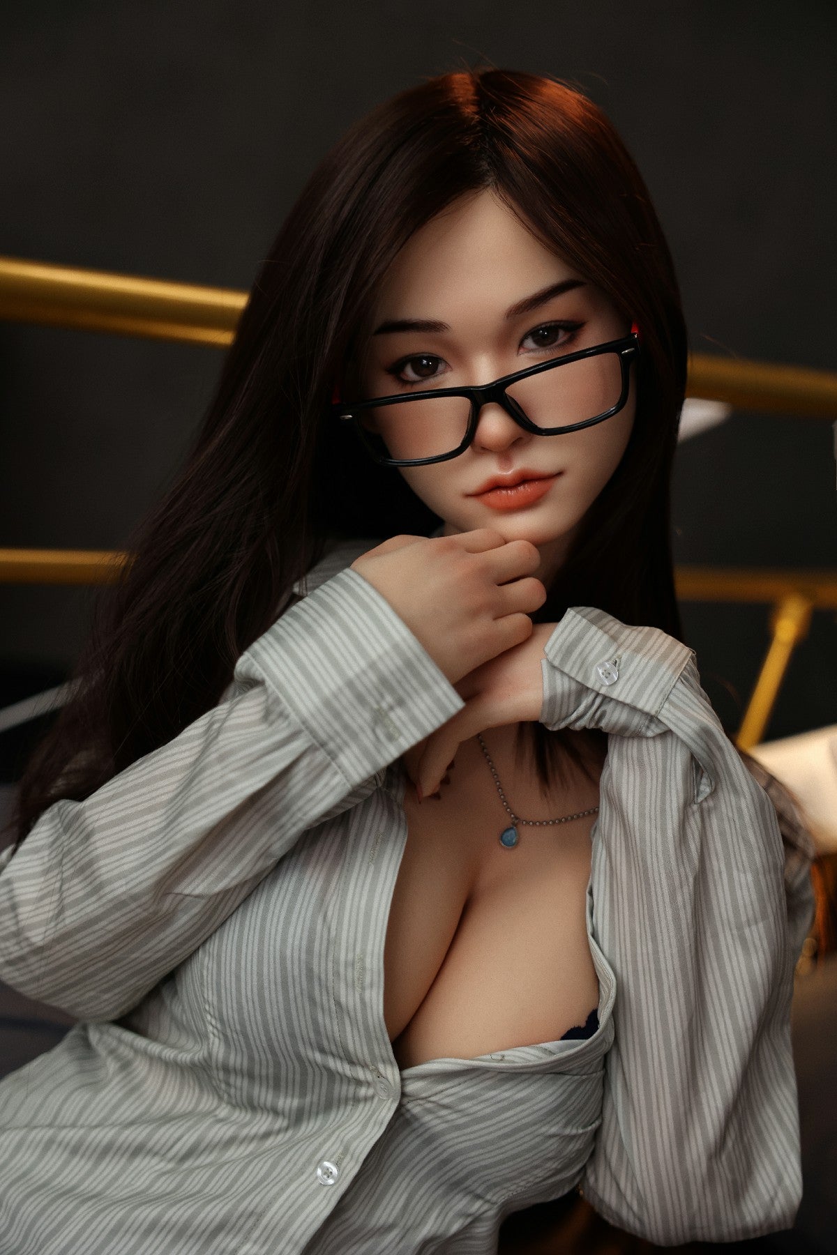 161cm Qiuya 1:1 Scale Silicone/TPE Large Breast Sex Doll