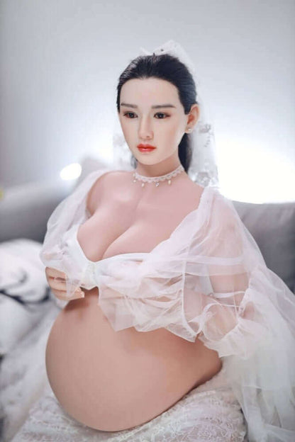 160cm Armani 1:1 Scale TPE Pregnant Sex Doll