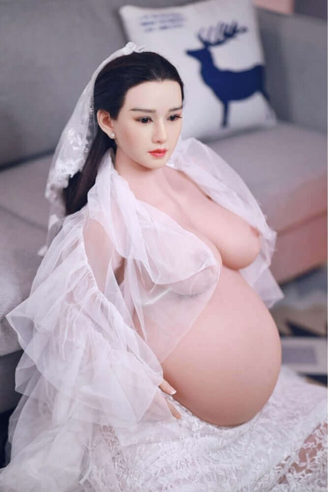 160cm Armani 1:1 Scale TPE Pregnant Sex Doll