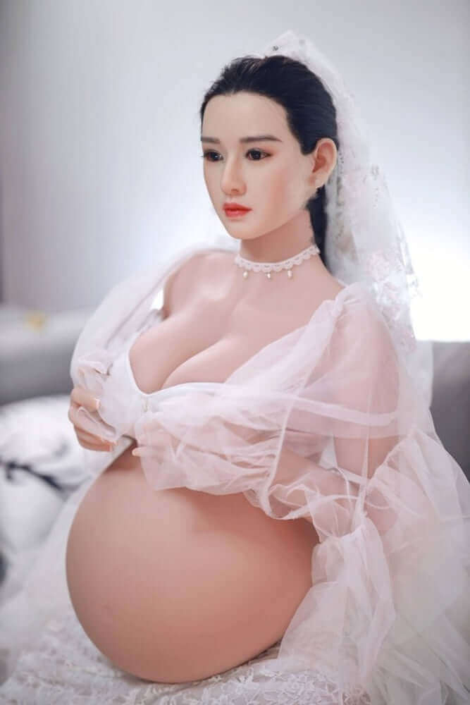 160cm Armani 1:1 Scale TPE Pregnant Sex Doll