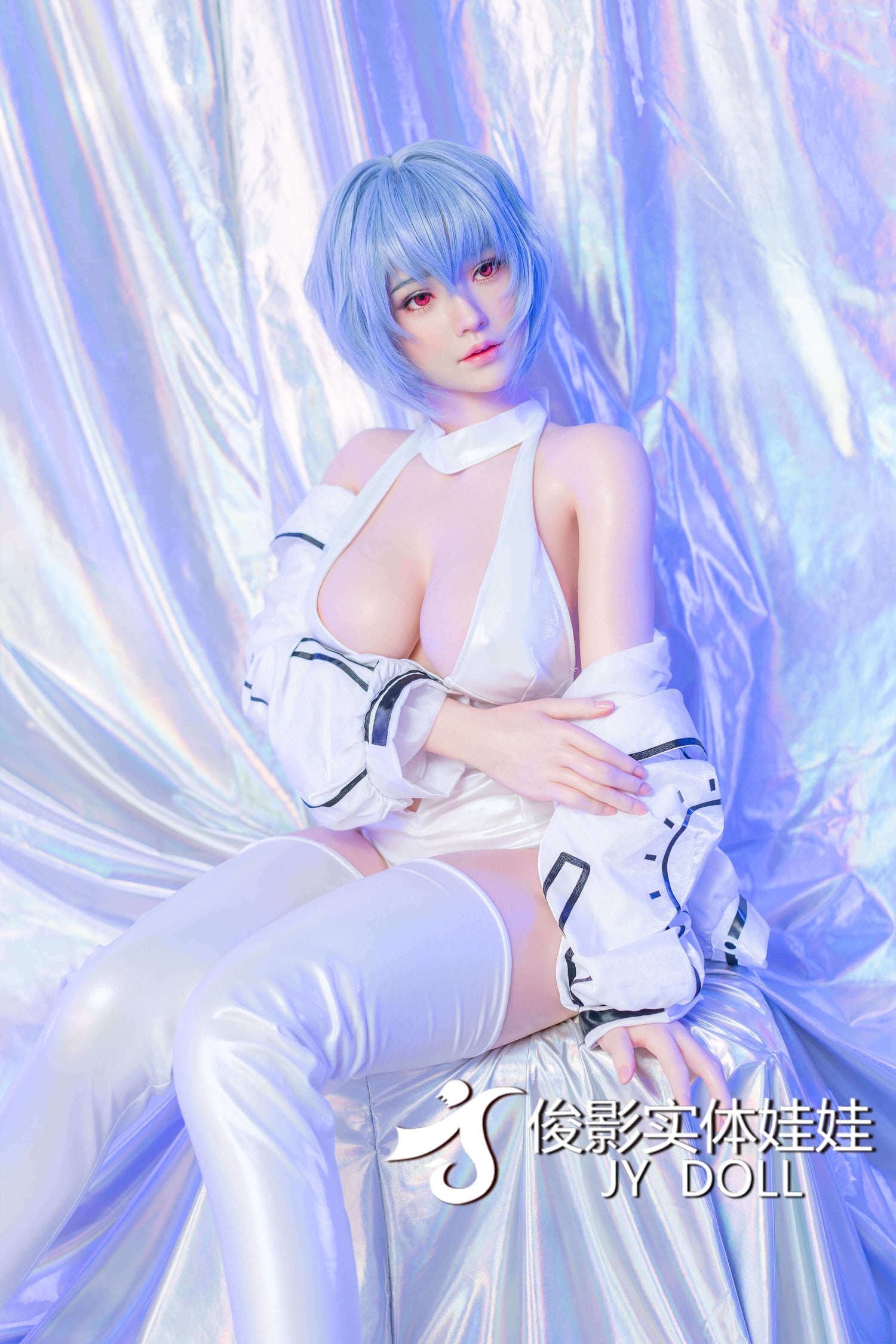 163cm Ayanami 1:1 Scale Silicone/TPE Large Breast Sex Doll