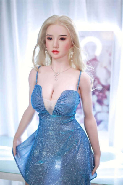 163cm XiaoJie 1:1 Scale Silicone/TPE Large Breast Sex Doll