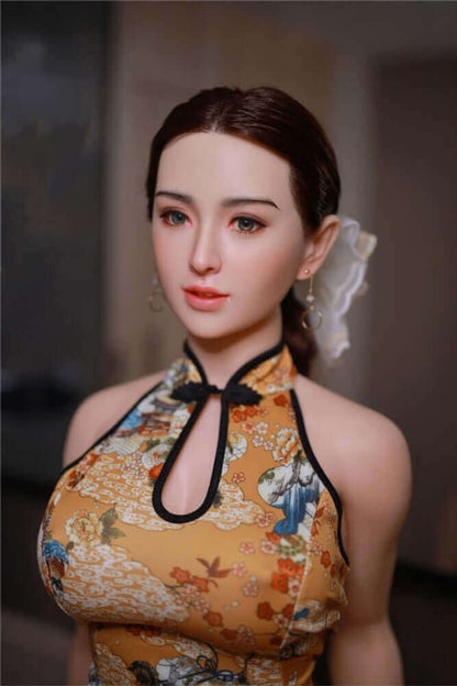 163cm XiaoMei 1:1 Scale Silicone/TPE Large Breast Sex Doll