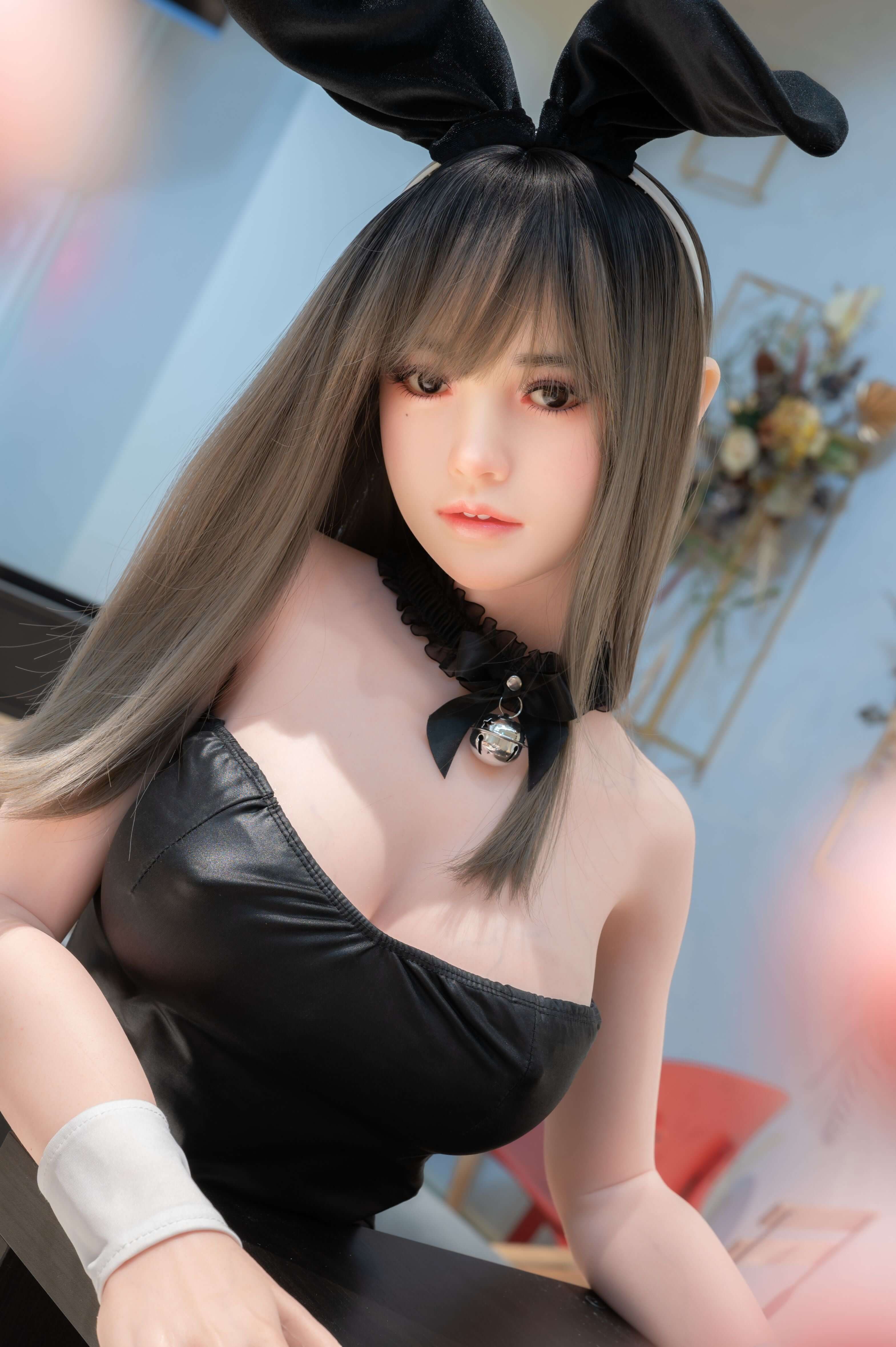 163cm YunXi 1:1 Scale Silicone/TPE Large Breast Bunny Girls Sex Doll