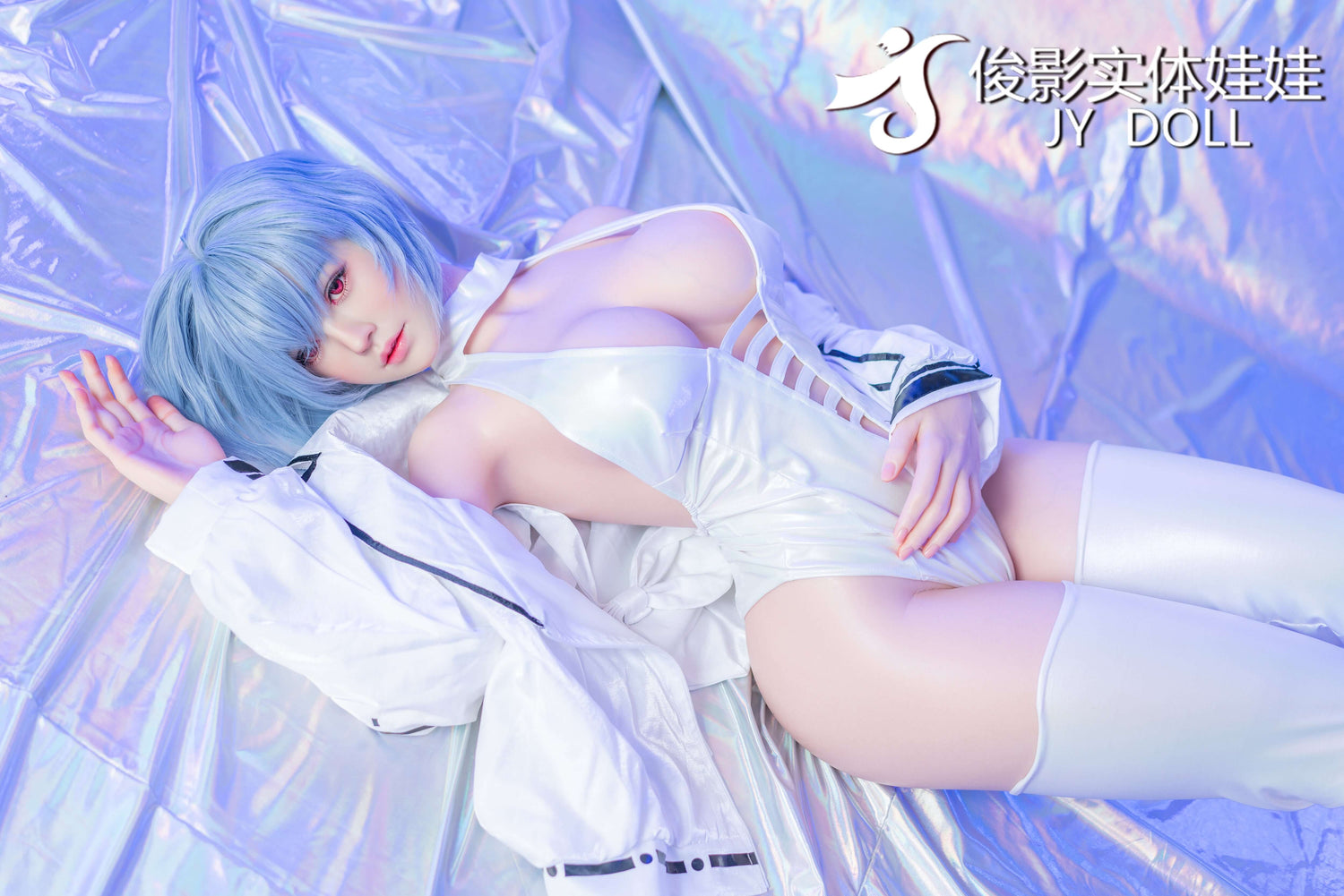 163cm Ayanami 1:1 Scale Silicone/TPE Large Breast Sex Doll