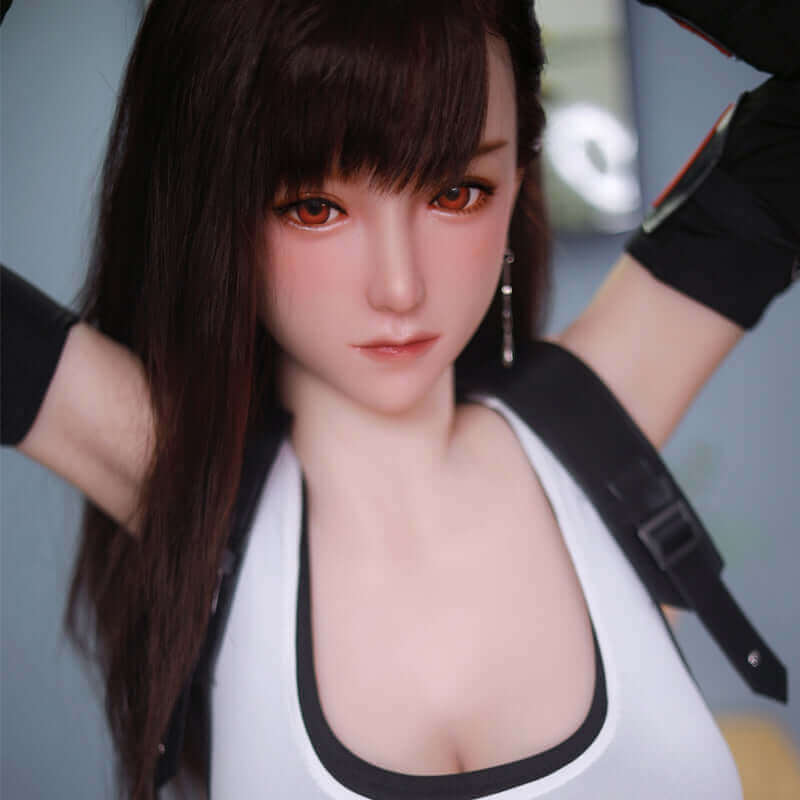 [In Stock NA] [Limited Time Offer] 163cm Tifa Final Fantasy Series 1:1 Scale Full Silicone Action Figure Sex Doll (Hair Transplant)