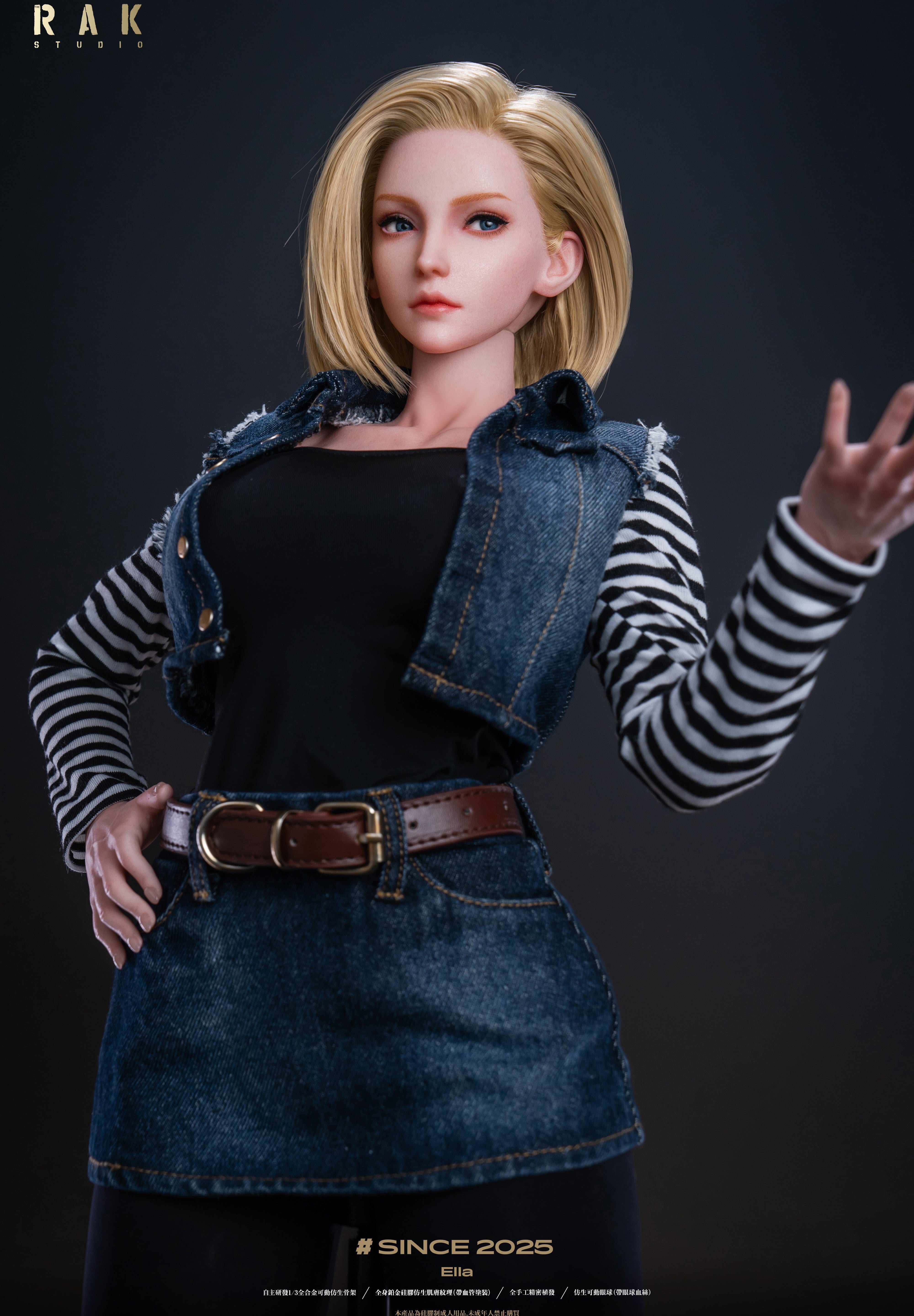 Ella 1/2 Scale Anime Sex Doll - JY Figures & Rak Studio Premium Silicone Collectible