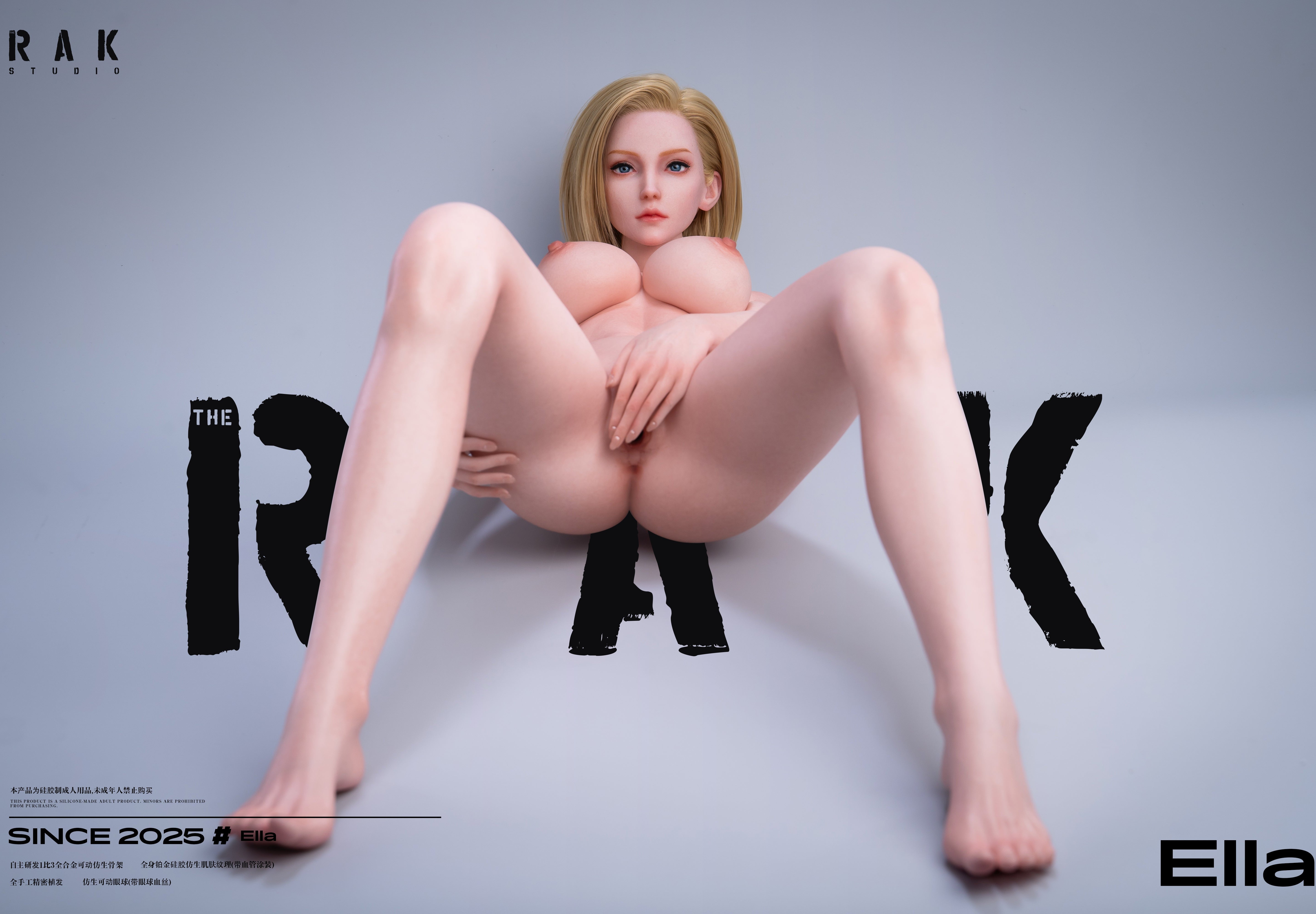 Ella 1/2 Scale Anime Sex Doll - JY Figures & Rak Studio Premium Silicone Collectible