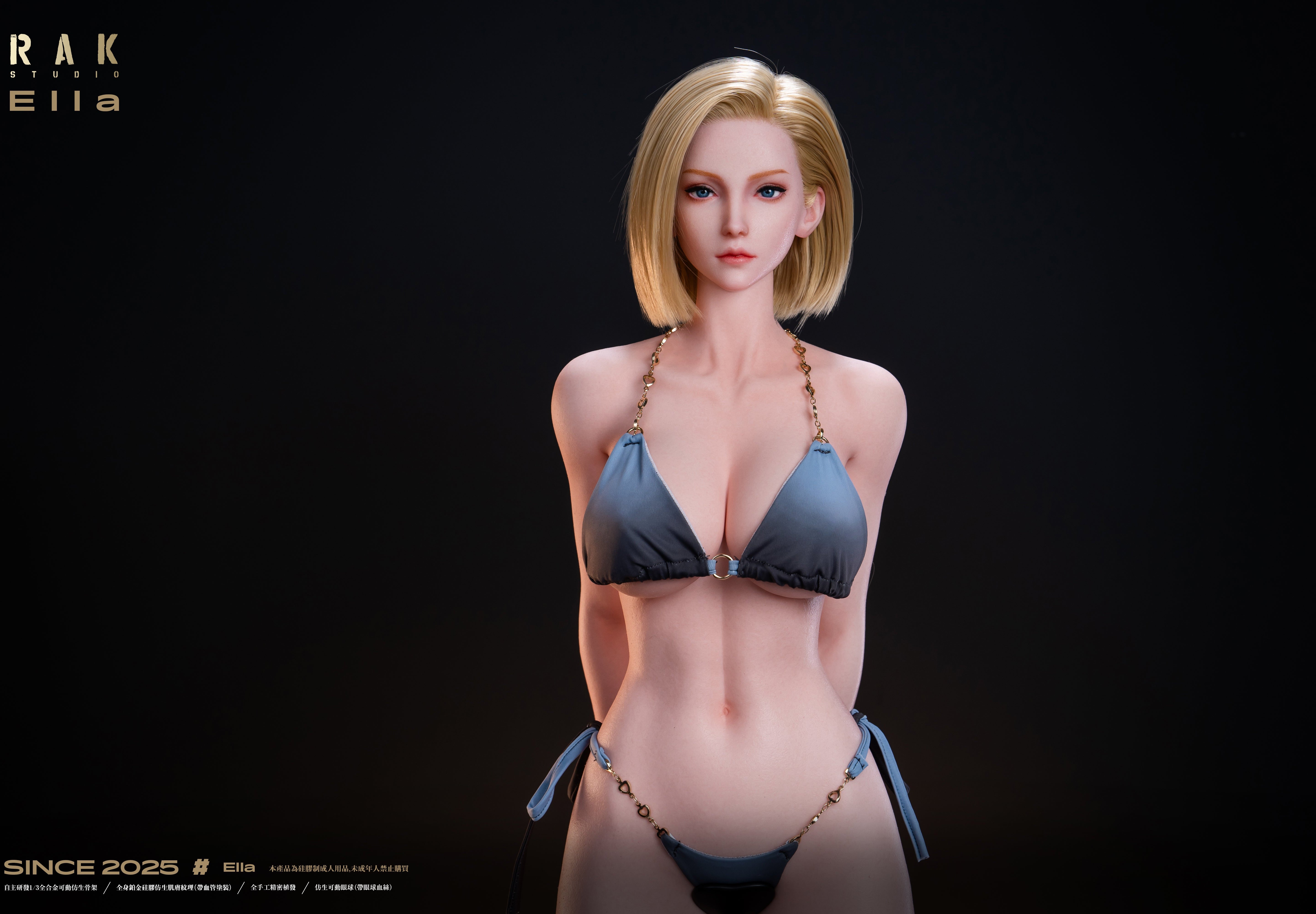 Ella 1/2 Scale Anime Sex Doll - JY Figures & Rak Studio Premium Silicone Collectible
