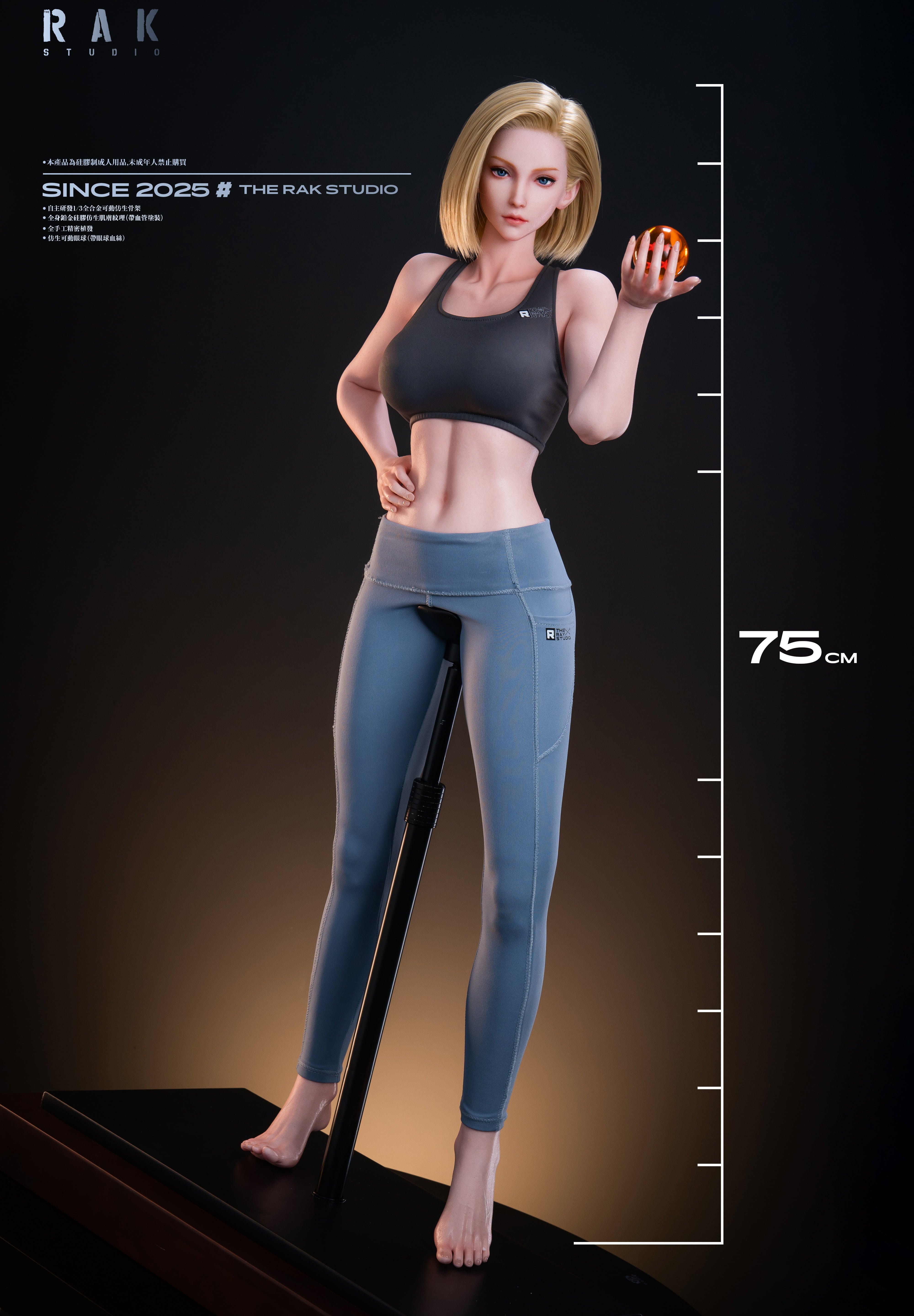 Ella 1/2 Scale Anime Sex Doll - JY Figures & Rak Studio Premium Silicone Collectible